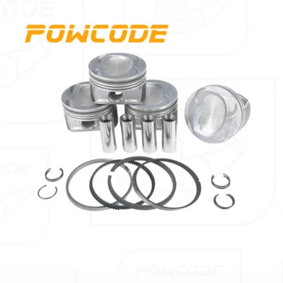 1.4T Piston & Piston Ring Set Ø76.5mm Fit For VW Golf Jetta Polo AUDI A1 1.4L - Imagem 1 de 3