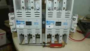 2 Ganged Cutler-Hammer CE15MN3 10E Series A1 Contactors + 6 Assorted Auxiliary - Picture 1 of 10