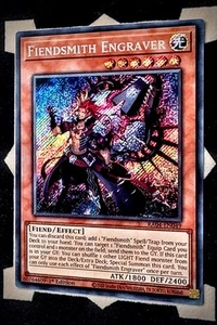 Fiendsmith Engraver RA04-EN049 Secret Rare 1st Edition Yugioh - Picture 1 of 1