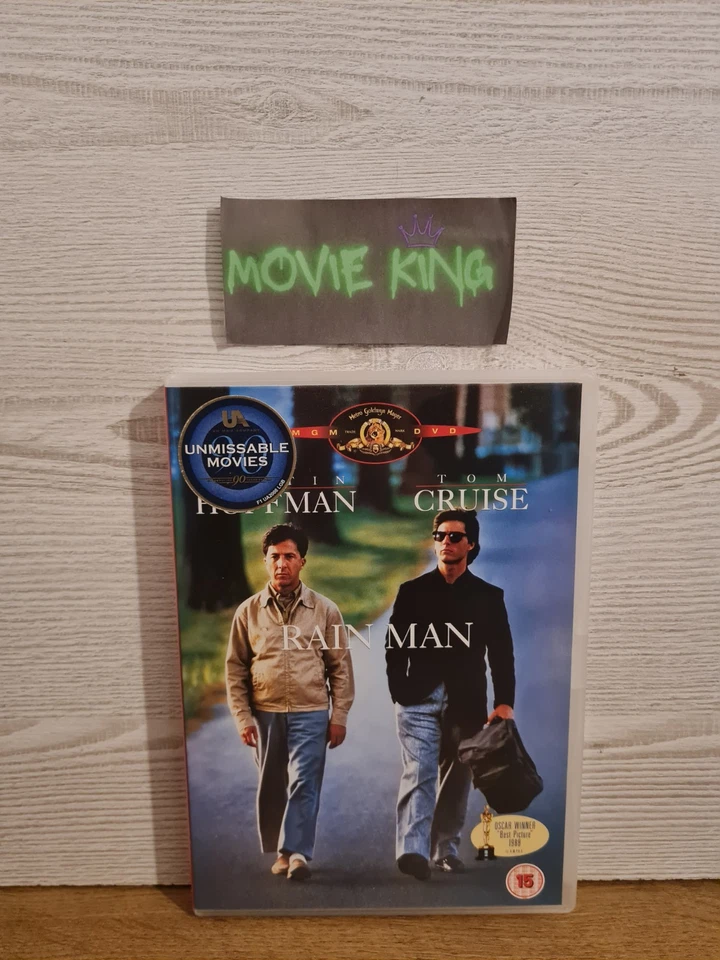 Rain Man (DVD, 1988) Tom Cruise & Dustin Hoffman [Region 2] [UK] Cert 15 - Image 1 of 4