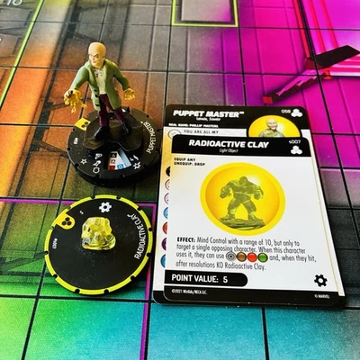 Heroclix Puppet Master SR + Radioactie Clay | 058 s007 | Fantastic Four Marvel - Image 1 of 4