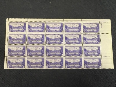 SCOTT # 800 PLATE BLOCK of 20 , ALASKA, MINT, OG, NH, - Image 1 of 2
