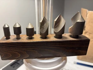 KEO Countersink Drill Bit Set Of 6 . 1” C 82 3/4” 5/8” 3/8” 1/2” - Picture 1 of 3