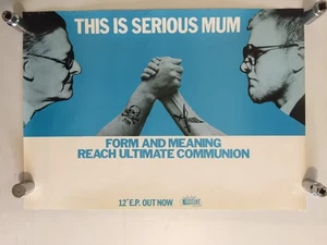 TISM..60x43cm..1986 FORM & MEANING REACH ULTIMATE COMMUNION 12” EP PROMO POSTER - Picture 1 of 13