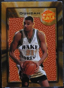 1997 Wheels Rookie Thunder Tim Duncan Basketball Ball RC #/250 - Bild 1 von 4