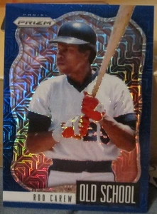 2021 PRIZM # OS-5 ROD CAREW ( OLD SCHOOL REFRACTOR 010/199 ) - Picture 1 of 2