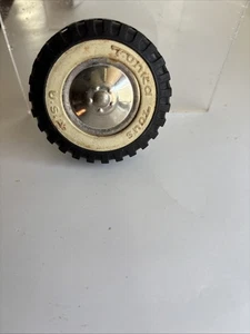 Neumático Jeep Juguete Tonka Original De Colección Usado Rueda Blanca Amarillenta - Imagen 1 de 10