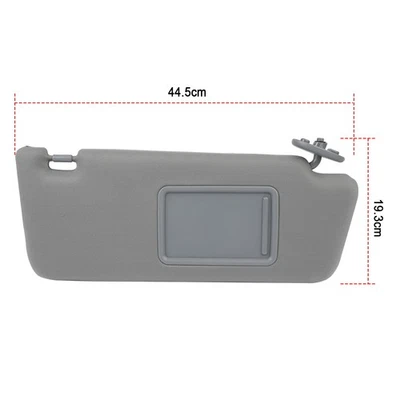 For Toyota Tacoma 2005-2015 Passenger Side RH Sun Visor w Extension Med Gray NEW — 第 1/4 张图片