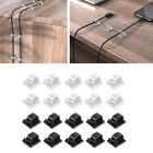 Waterproof Cable Clip Cord Management Wire Holder Organizer (Black 100pcs)