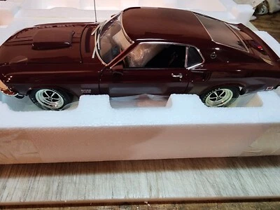 ACME 1:18 - 1969 FORD MUSTANG BOSS 429 - ROYAL MAROON-A1801877-FRETE GRÁTIS-LEIA - Imagem 1 de 4