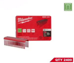 Supporto per cavi Milwaukee 1" plastica resistente isolato 600 per scatola (confezione da 4) - Foto 1 di 6
