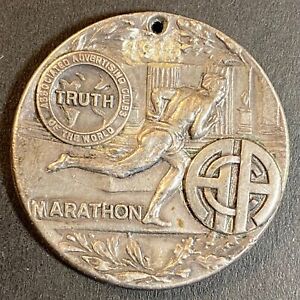 Associated Advertising Clubs of the World Sterling Marathon Medal c1917-20's