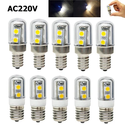 E14 E12 E17 Led Light Bulb 1w Smd5050 Chip White Lights Screw 220v Refrigerator - Image 1 of 4