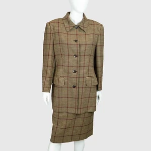 Burberry Classic Suit Monogram Blazer Rock Vintage 90er - Bild 1 von 13