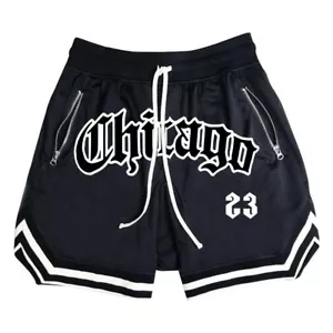 Men’s Sports Shorts Gym Running Basketball Quick-Dry Loose Fit Summer Active - Picture 1 of 7