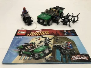 Lego Spider-Man: Spider-cycle Chase 76004 Complete w/ Instructions - Picture 1 of 16