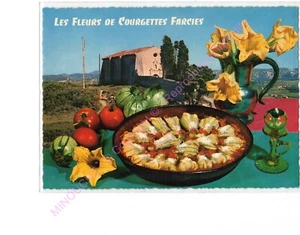 Tarjeta Postal Dentelee Recetas Cocina Flores Calabacín Rellena n28 - Picture 1 of 2