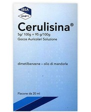 Cerulisina 4,6g/100ml + 87g/100ml Gocce Auricolari Soluzione Flacone 20ml IBSA F