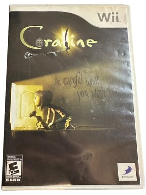 Coraline (Nintendo Wii, 2009) No Manual - Image 1 of 4