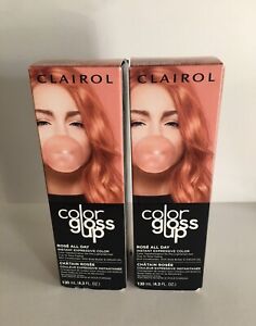 Clairol Color Gloss Up Rose All Day 130ml (4.3 FL Oz.) Lot of 2