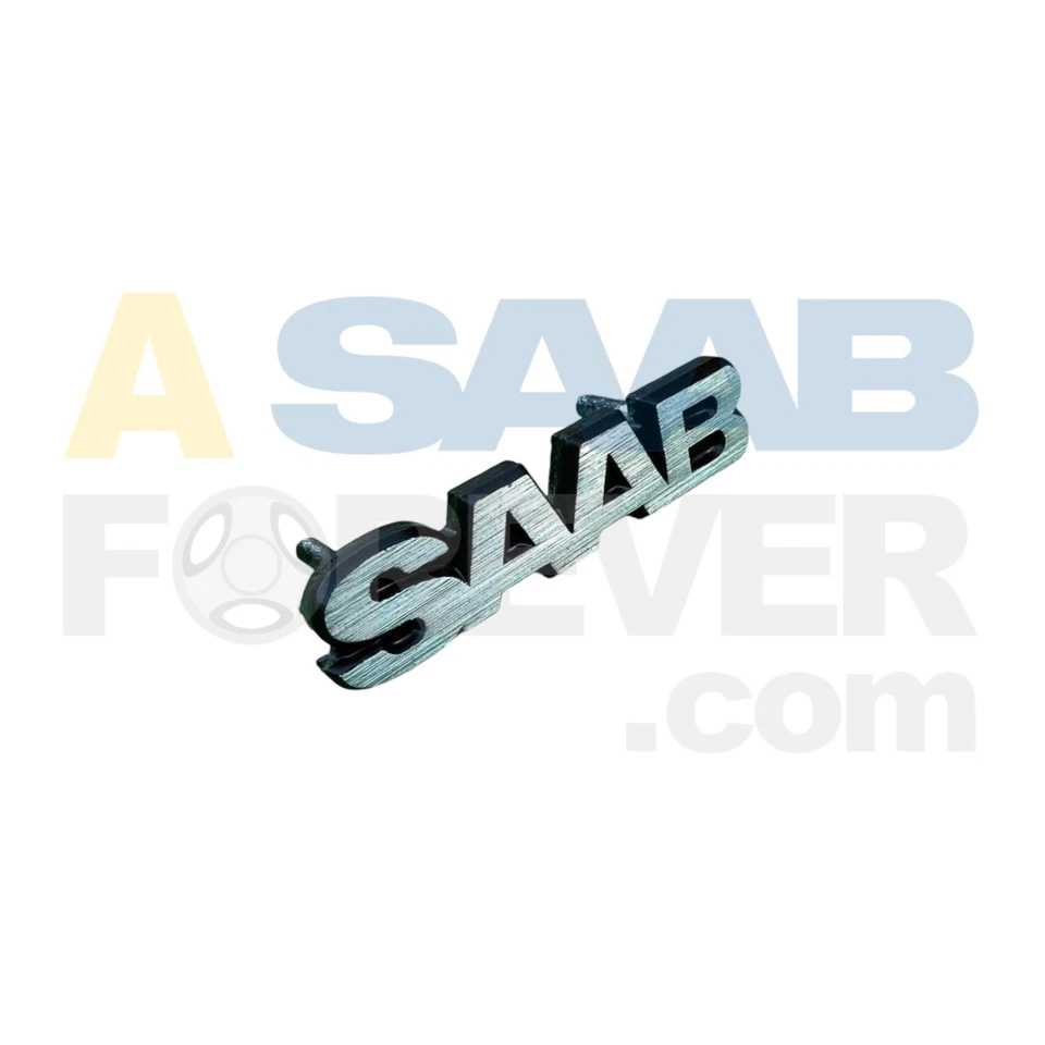 SAAB GRILLE EMBLEM 900 86-94 标志文本全新正品原始设备制造商复制 - 9289869 — 第 1/4 张图片