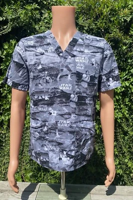Star wars Strom Trooper, Luke Skywalker mens XS Scrub Top - Image 1 of 4