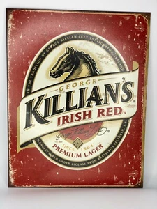 Killian's Irish Red Beer Metal Lithographed Retro Metal Sign 16"x12.5" - Picture 1 of 5