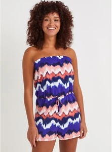 MATALAN TIE DYE BANDEAU PLAYSUIT SIZE M 12-14 - Imagen 1 de 5
