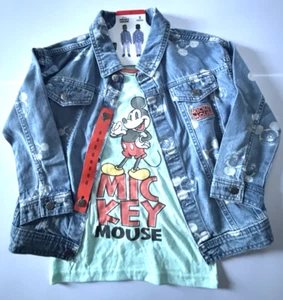 Disney Denim UnisexTwo Piece Jacket/Shirt Size 6 (NWT) - Picture 1 of 6