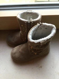 Stiefel Mädchen braun Sterne gold Gr. 22 Cupcake Couture - Bild 1 von 2