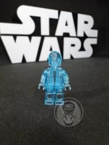 Trans-light blue C-3Po Star Wars™® original LEGO® Prototype C3PO Minifigure - Imagen 1 de 5