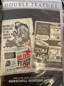 Blood Feast + Scum of the Earth BRAND NEW Blu Ray SEP41 Herschell Gordon Lewis!! - Picture 1 of 2