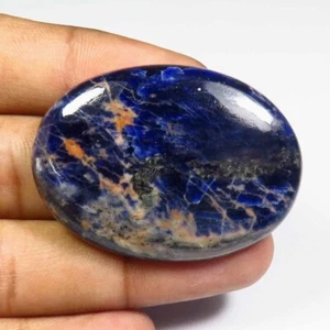 Blue Sodalite Smooth Oval Gemstone 42x30 mm Natural Sodalite Cabs 60 Cts SL-108 - Bild 1 von 9