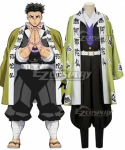 Gyomei Himejima Kimono Outfit Halloween Party Adult Suit Set Cosplay Costume E00 - Picture 1 of 5