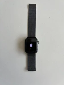 Apple Watch Series 7(GPS + LTE) 45MM Graphite Stainless Steel Case Milanese Loop - Photo 1 sur 8