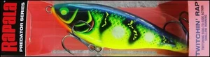SEÑUELOS DE PESCA RAPALA TWITCHIN RAP TWR 12 cm HPS (How Psycho) madera de Abachi - Imagen 1 de 2