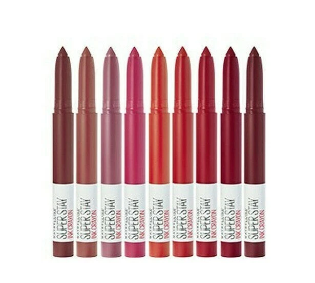 Maybelline Super Stay Ink Crayon Lip Color (1.2g/0.04oz)Lot Of 2, New, You Pick! - Image 1 of 1