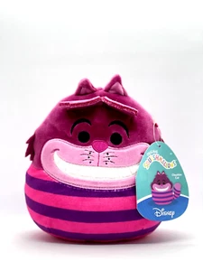 Kellytoy Squishmallow Disney Alice In Wonderland Cheshire Cat Soft Plush NWT 7" - Picture 1 of 14