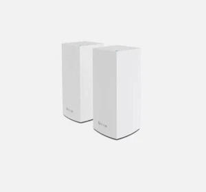 Système Linksys MX8000 Velop Mesh WiFi 6, vitesses jusqu'à (AX4000) 4,2 Gbit/s - 2 pièces - Photo 1/2