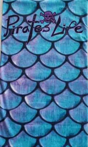 PIRATE'S LIFE Face Mask UV BUFF FISH SCALE Protection Mask Boating Fishing Sun  - Picture 1 of 6