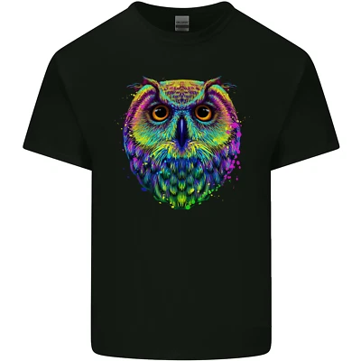 A Colourful Owl Kids T-Shirt Childrens - Image 1 of 4