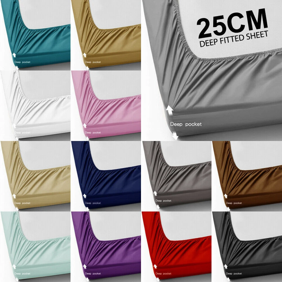 New Fully Fitted Bed Sheets Single Double King Super King Best Price and Quality - Image 1 of 1
