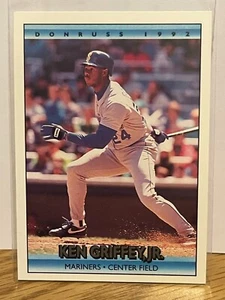1992 Donruss Baseball Card #165 KEN GRIFFEY JR. Seattle Mariners MVP - Picture 1 of 2