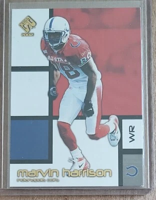2002 Pacific Private Stock Reserve #41 Marvin Harrison Indianapolis Colts Card - Image 1 of 2