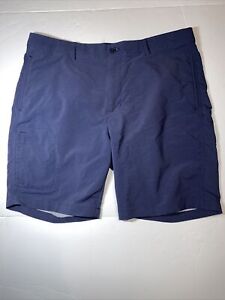 Greg Norman Mens Golf Shorts Size 40 9” Inseam Comfort waist Zipper Pockets Blue