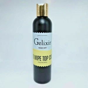 Gelixir No-wipe Top Coat Gel Refill 8 oz - Best Shiny Top Coat
