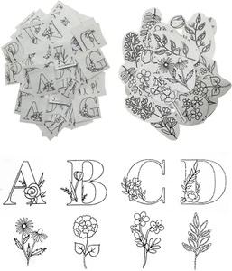 102Pcs Water Soluble Hand Sewing Stabilizers,Embroidery Stick and Stitch Embroid - Picture 1 of 7