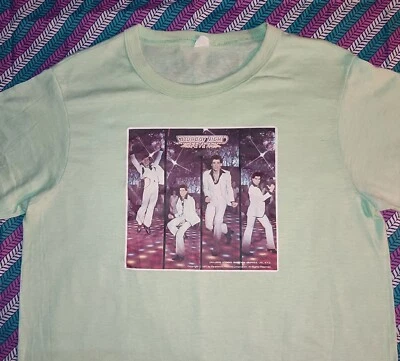 Saturday Night Fever Vintage T Shirt 1977 Single Stitch Medium? John Travolta - Image 1 of 4