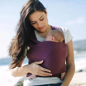 Baby Sling Wrap Front Carry Ergonomic Baby Holding Belt Multi-color Simple Style