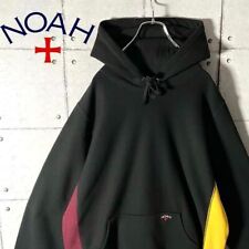 Noah One Point Embroidery Logo Multicolor Sweatshirt Hoodie Size L